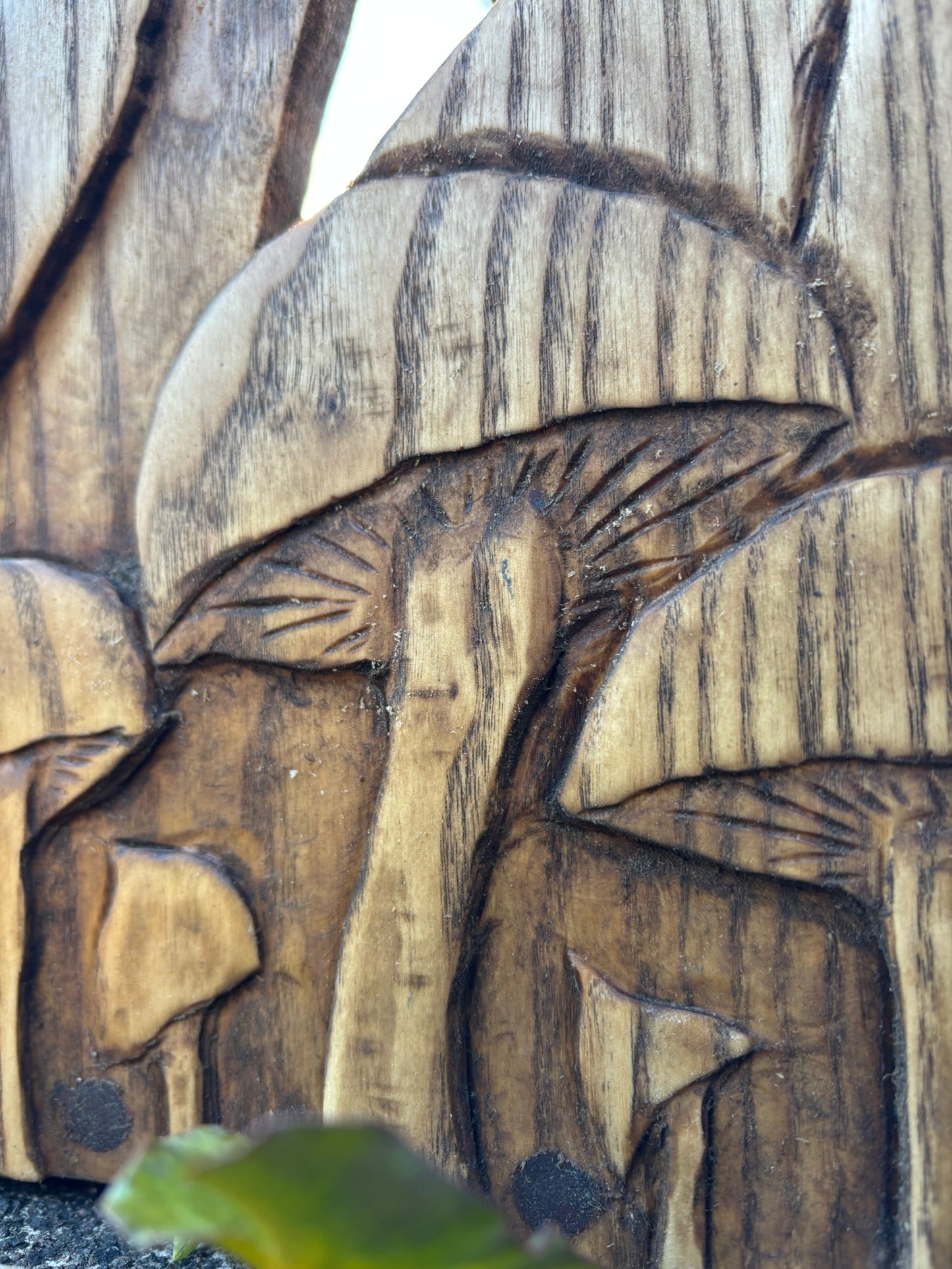 Hand-Carved Viking Sword & Axe Stand — Made to Order