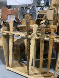 Wooden Viking Sword, Oak and hand carved - Bushman Survival