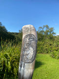 Viking Drinking Horn - Odins Ravens - Huginn & Muninn Drinks Horn