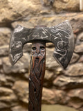 Double Bit Viking Axe - Lion Heads - Bushman Survival