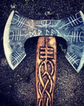 Double Bit Viking Axe - personalised axe - Bushman Survival