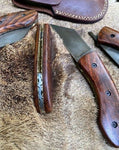 Folding Seax Pocket Knife, modern Seax - Bushman Survival