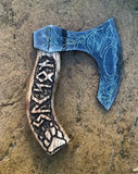 Viking Pizza Axe - Genuine Viking Style Skeggox Axe Head - Bushman Survival