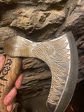 Viking Pizza Axe - Genuine Viking Style Skeggox Axe Head - Bushman Survival