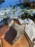 Viking Pizza Axe - Genuine Viking Style Skeggox Axe Head - Bushman Survival