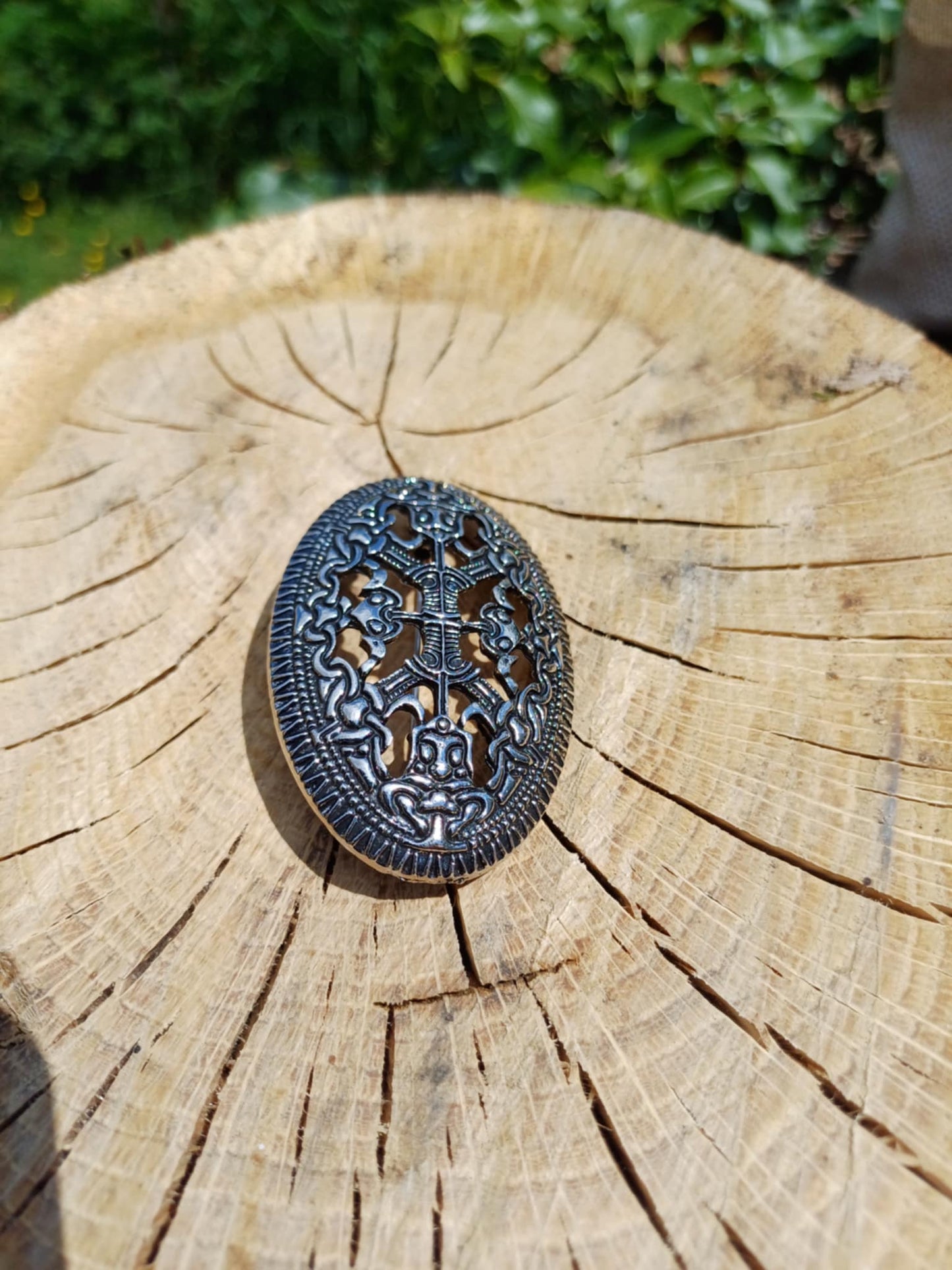 Viking Turtle Brooch — Mammen Style, Silver or Bronze
