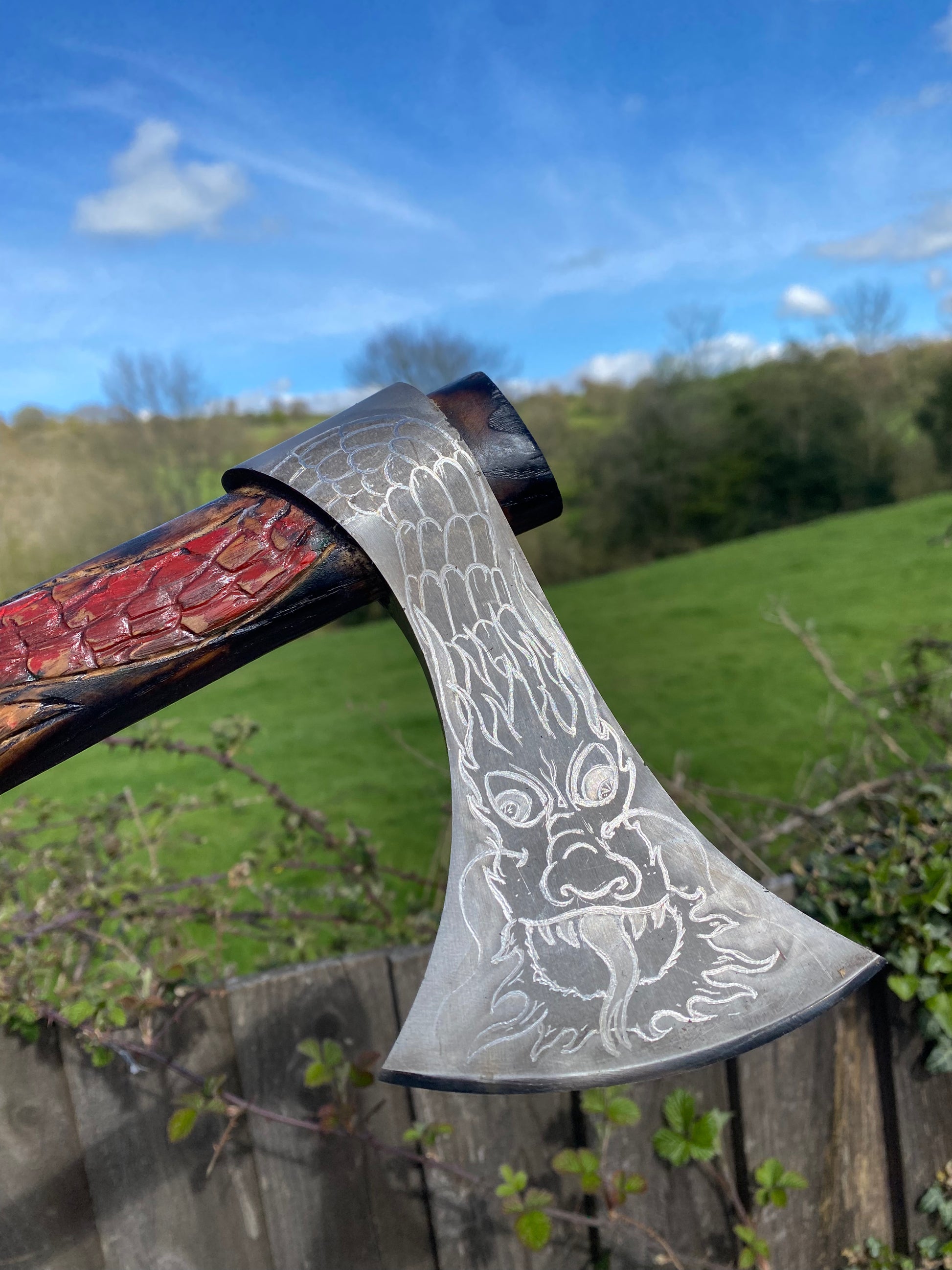 Frank Axe, Saxon Axe, Viking Throwing Axe - Bushman Survival