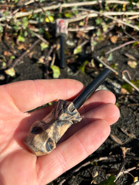 Ferro Rod — Bushcraft Firelighting, Carved Handle