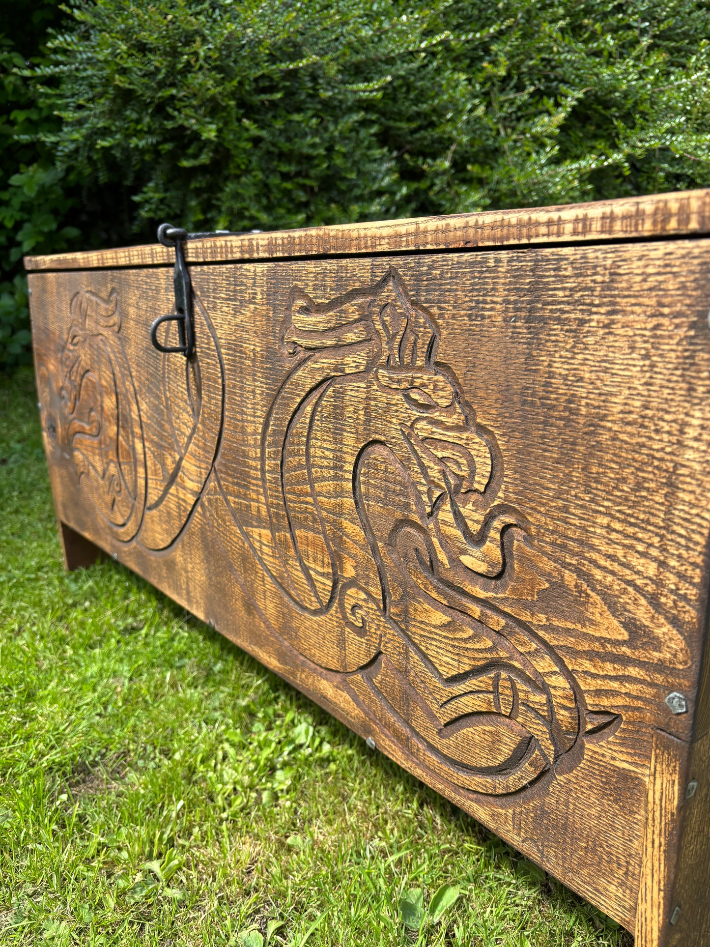 Viking Sea Chest — Mastermyr Replica, Handmade in Hardwood