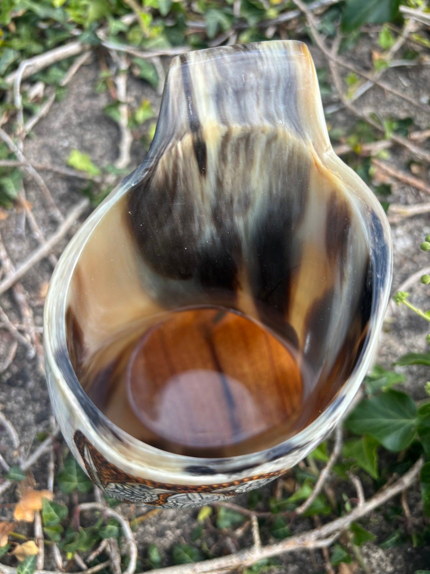 Viking Drinking Horn Mug — Odin & His Spirit Animals