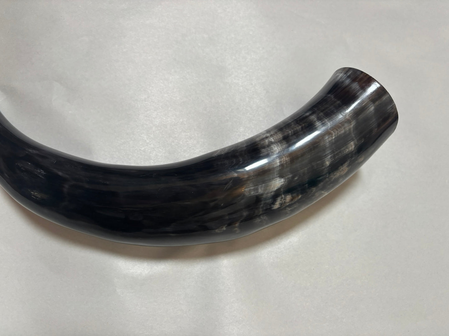 Viking War Horn — Hand-Carved Ox Horn | Plain, Carved or Mammen Style