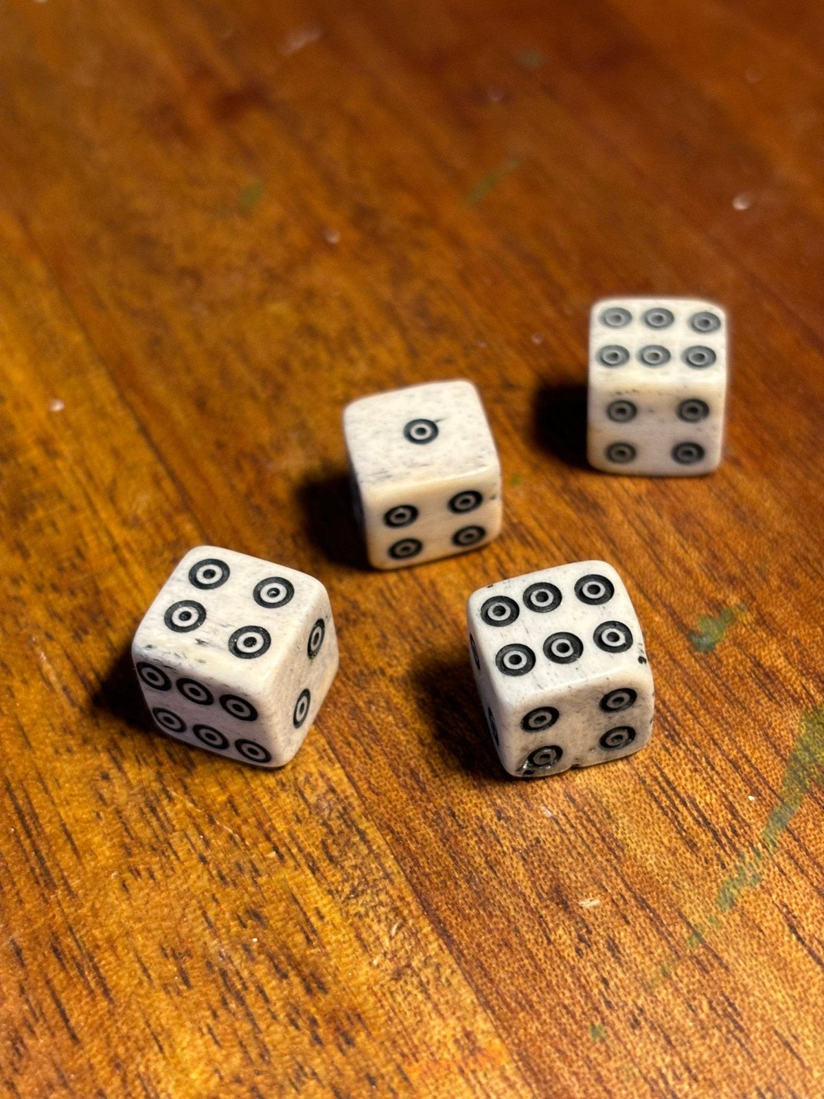 Bone Dice — Viking & Medieval, Hand-Carved - Bushman Survival