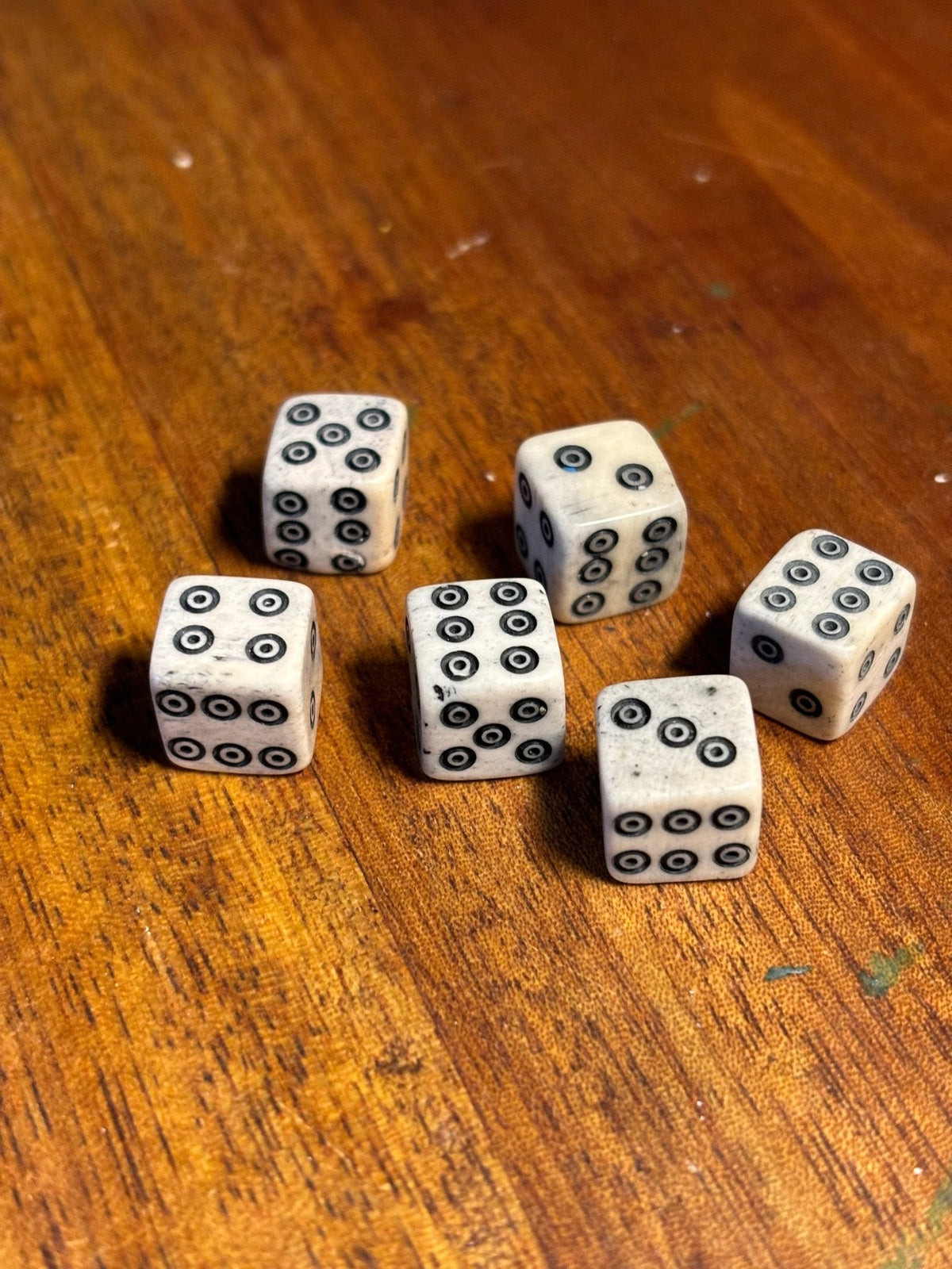 Bone Dice — Viking & Medieval, Hand-Carved - Bushman Survival