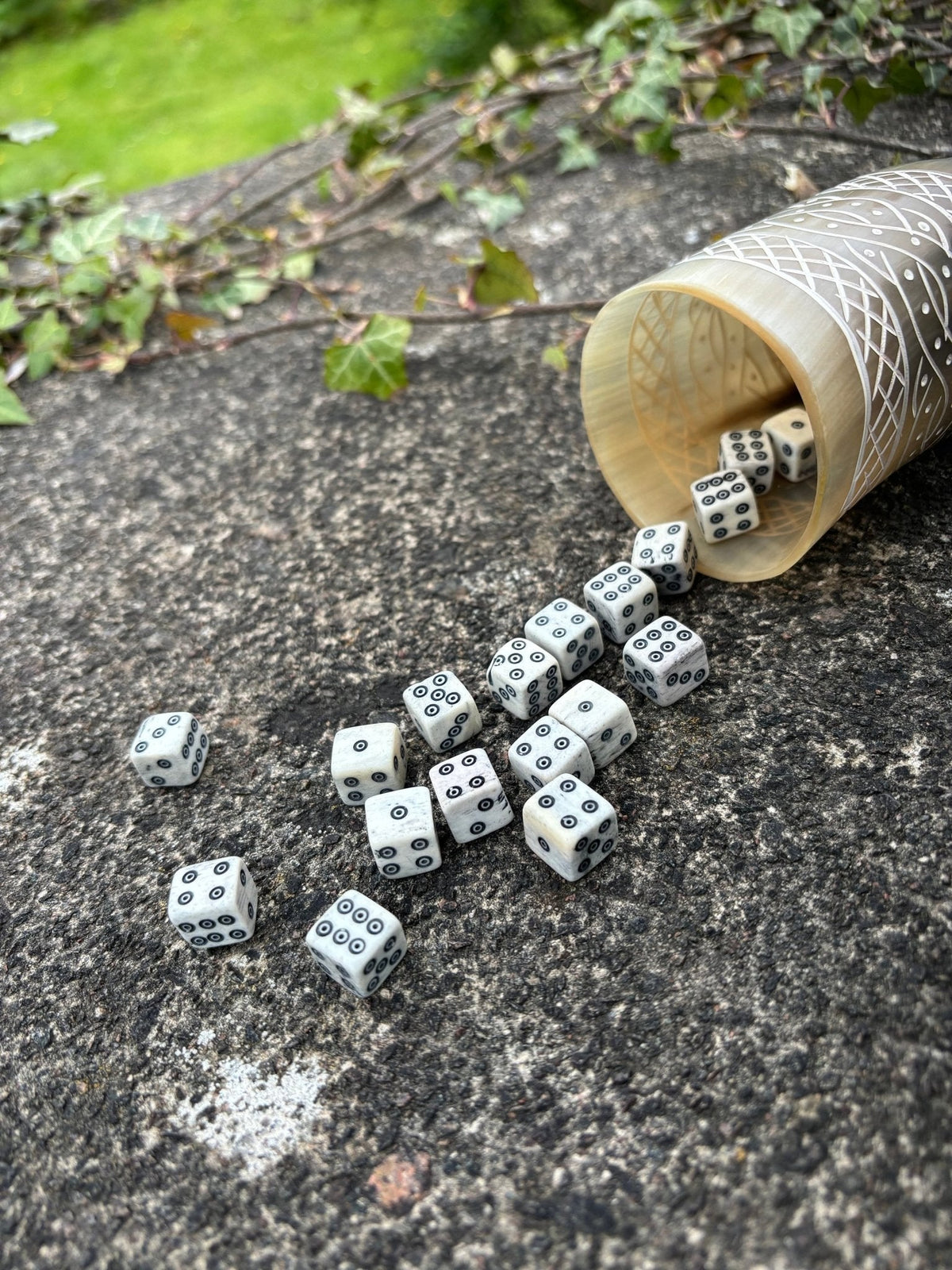 Bone Dice — Viking & Medieval, Hand-Carved - Bushman Survival