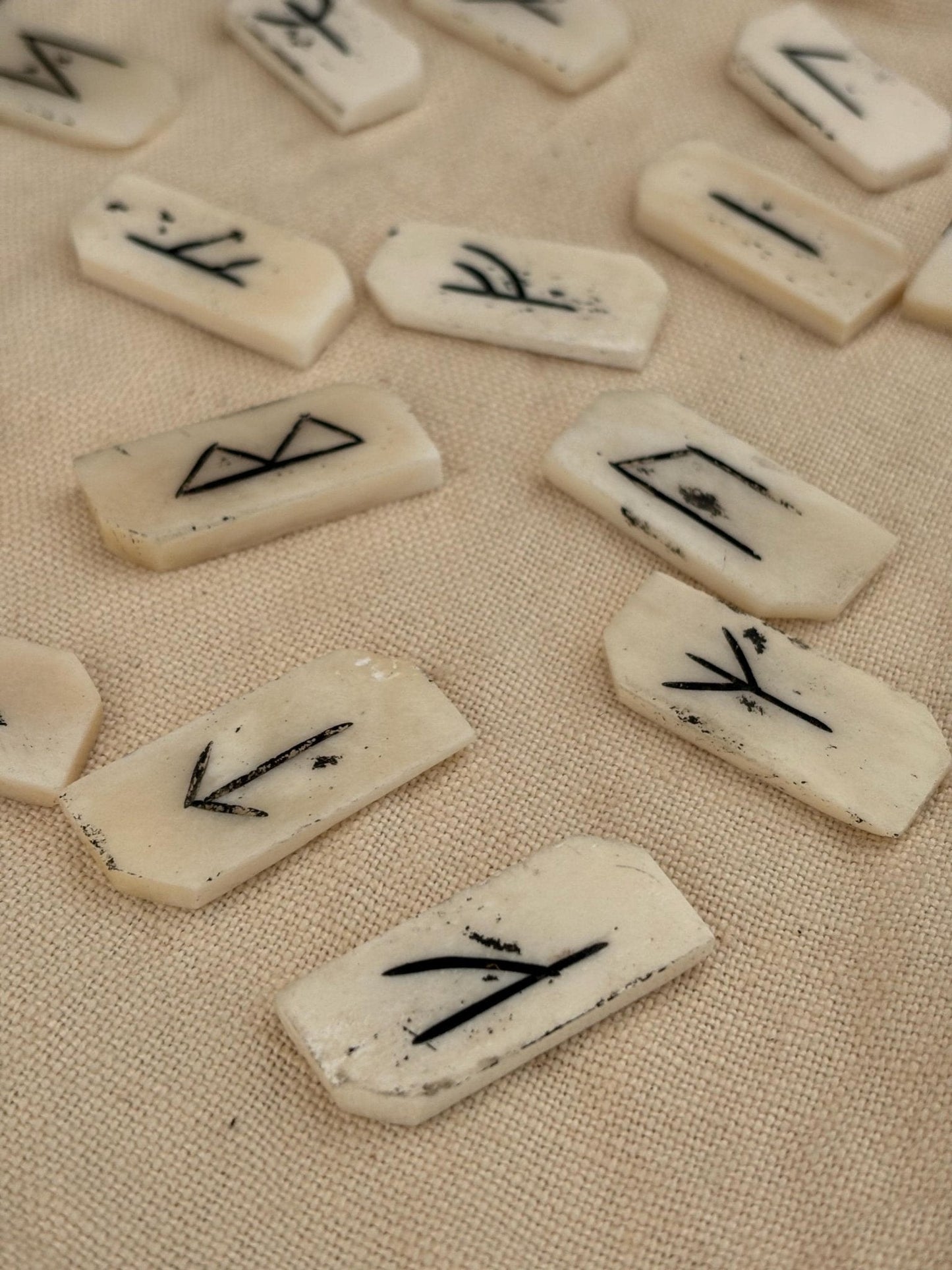 Bone Rune Sets - Elder or Younger Futhark - Bushman Survival