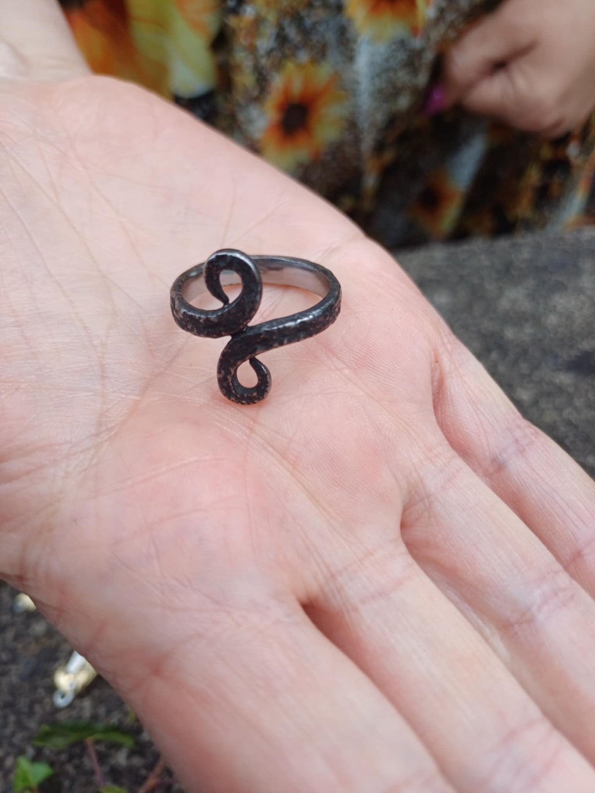 Celtic Ring — Twisted Blackened Steel - Bushman Survival