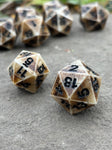 D20 Bone Dice, Real Bone Dice - Bushman Survival