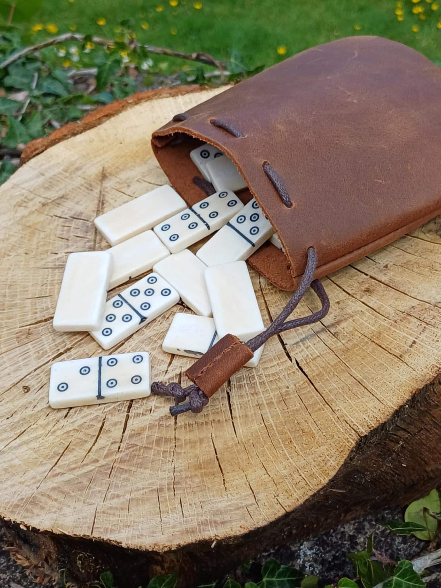 Domino Set - Ox Bone - Bushman Survival