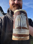 Drinking Horn Mug - Viking Ship - Bushman Survival