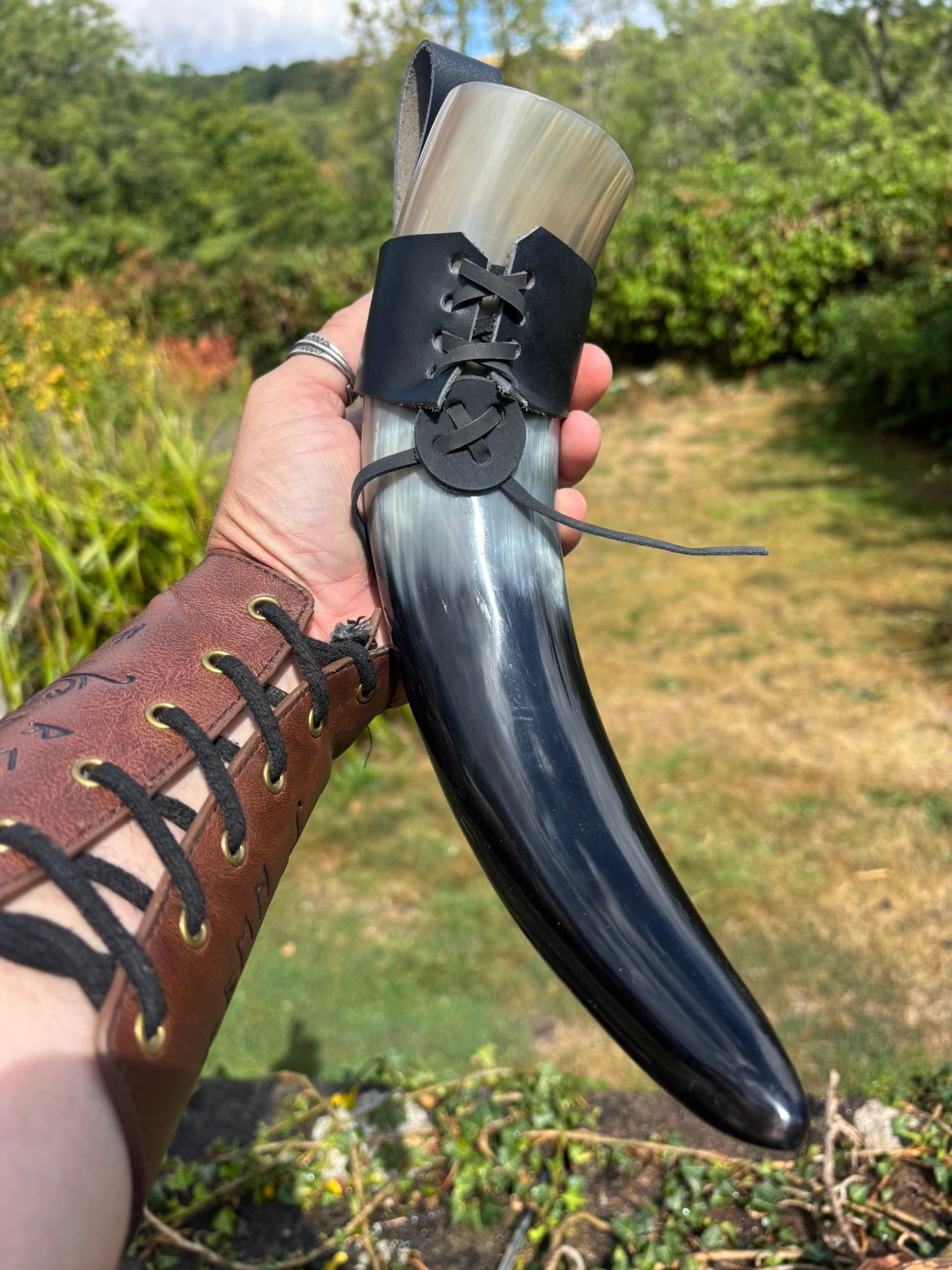 Drinking Horn — Plain Horn, Authentic & Functional - Bushman Survival