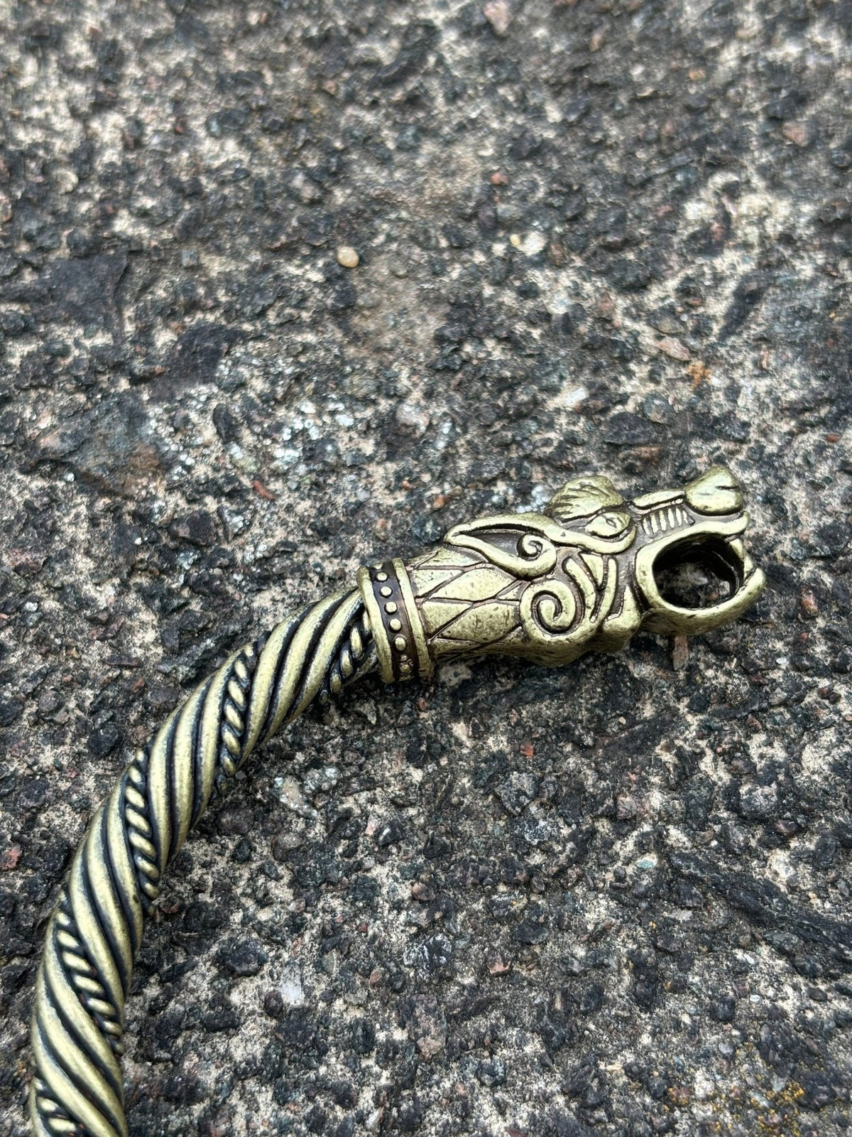 Fenrir Wolf Viking Arm Ring — Bronze Style - Bushman Survival