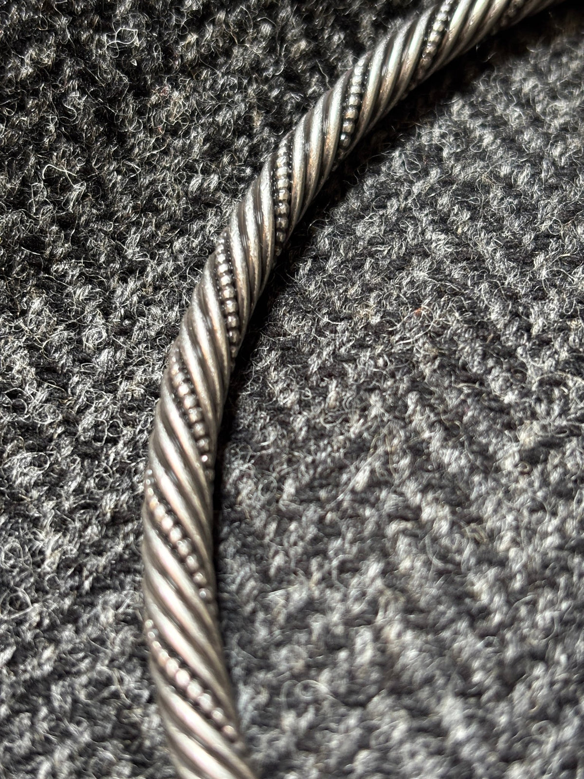 Fenrir Wolf Viking Torque — Antique Silver - Bushman Survival