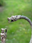 Fenrir Wolf Viking Torque & Arm Ring, Oath Ring, Nordic Bracelet - Bushman Survival