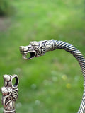 Fenrir Wolf Viking Torque & Arm Ring, Oath Ring, Nordic Bracelet - Bushman Survival