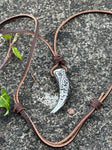 Fenrir’s Tooth Steel Viking Necklace - Bushman Survival