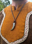 Fenrir’s Tooth Steel Viking Necklace - Bushman Survival