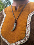 Fenrir’s Tooth Steel Viking Necklace - Bushman Survival