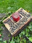 Hand Carved Altar or Shrine - Your Deity and Your Design - Bushman Survival