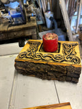 Hand Carved Altar or Shrine - Your Deity and Your Design - Bushman Survival