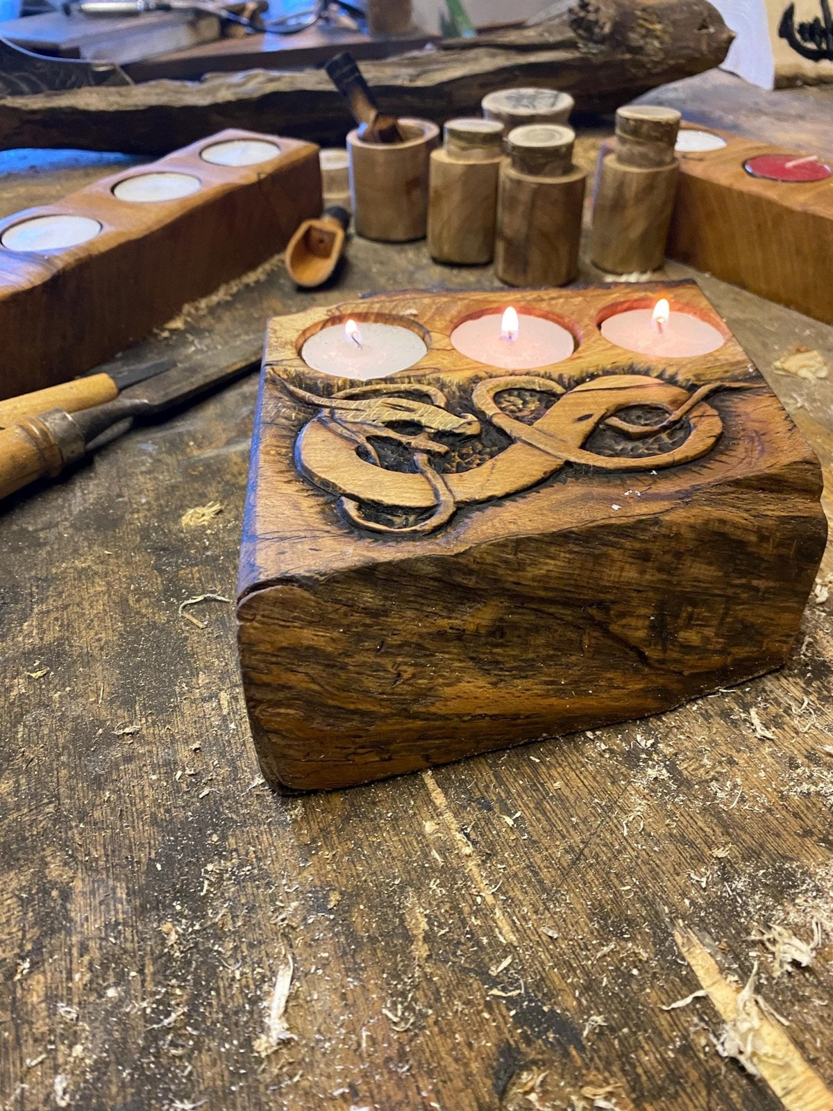 Hand-Carved Altar or Shrine — Your Deity, Your Design - Bushman Survival
