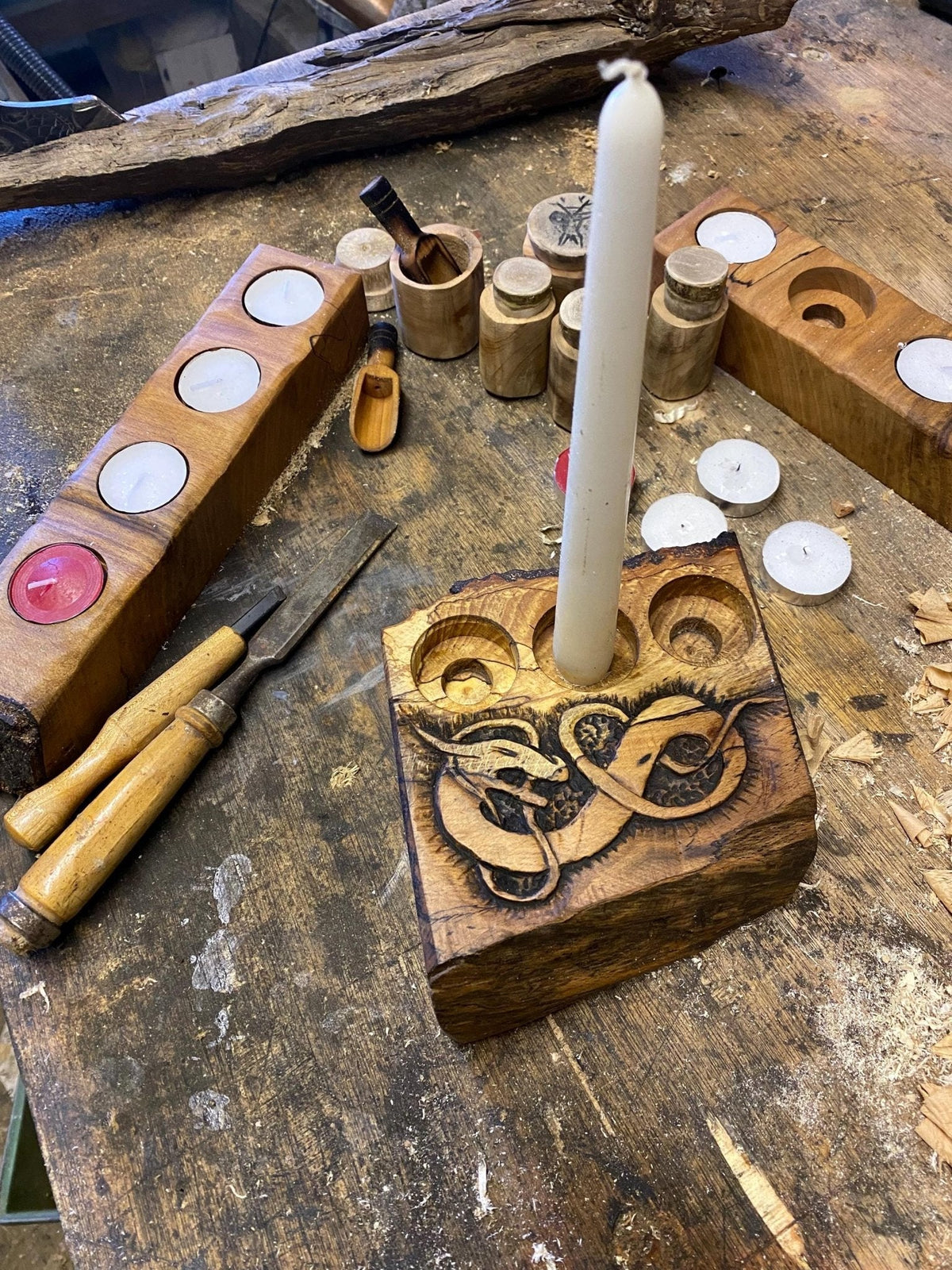 Hand-Carved Altar or Shrine — Your Deity, Your Design - Bushman Survival