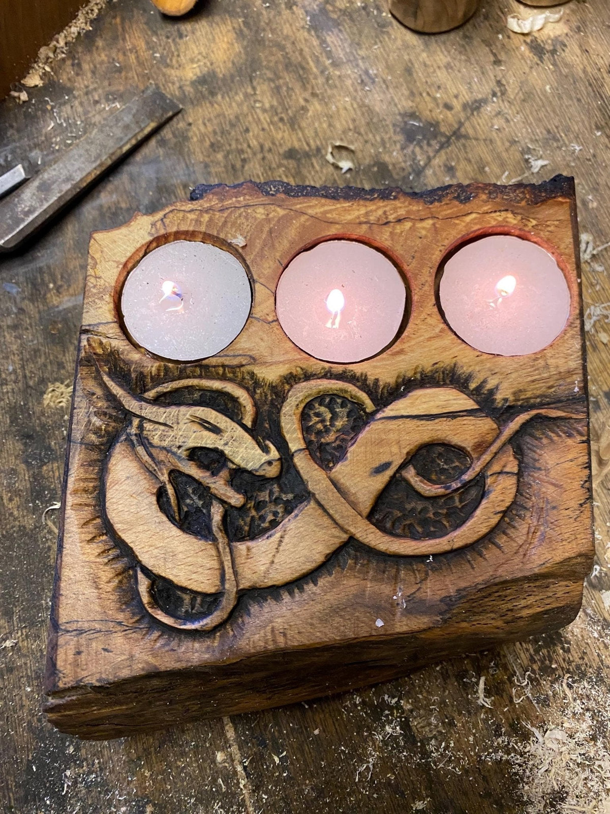 Hand-Carved Altar or Shrine — Your Deity, Your Design - Bushman Survival
