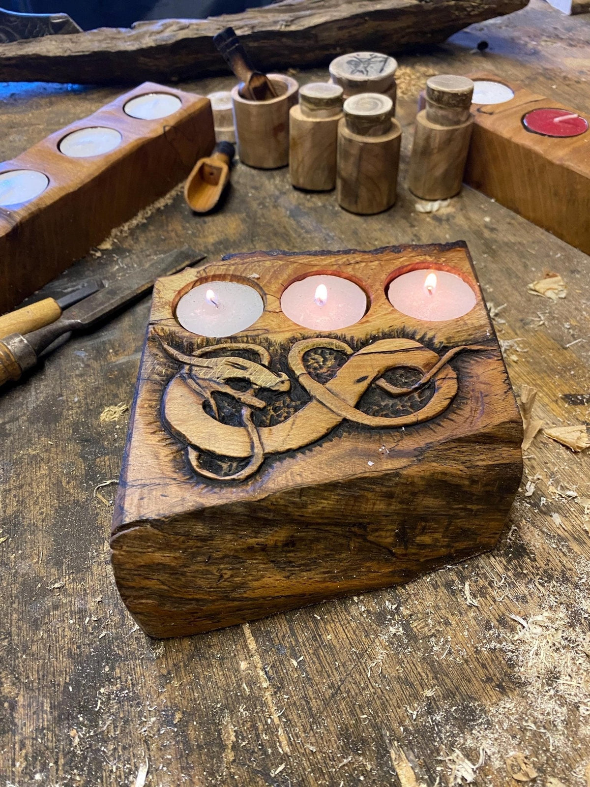 Hand-Carved Altar or Shrine — Your Deity, Your Design - Bushman Survival