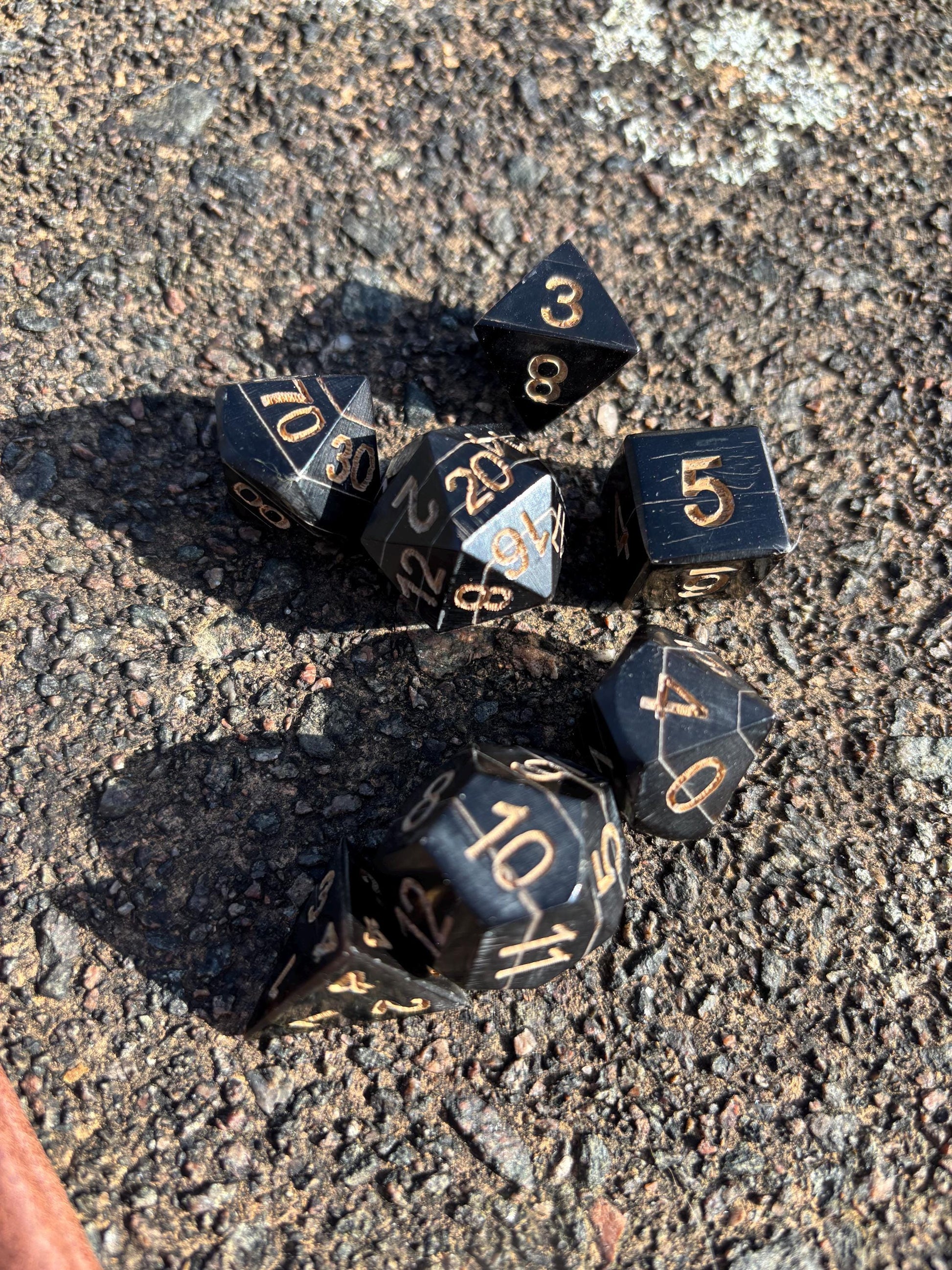 Ox Horn DnD dice