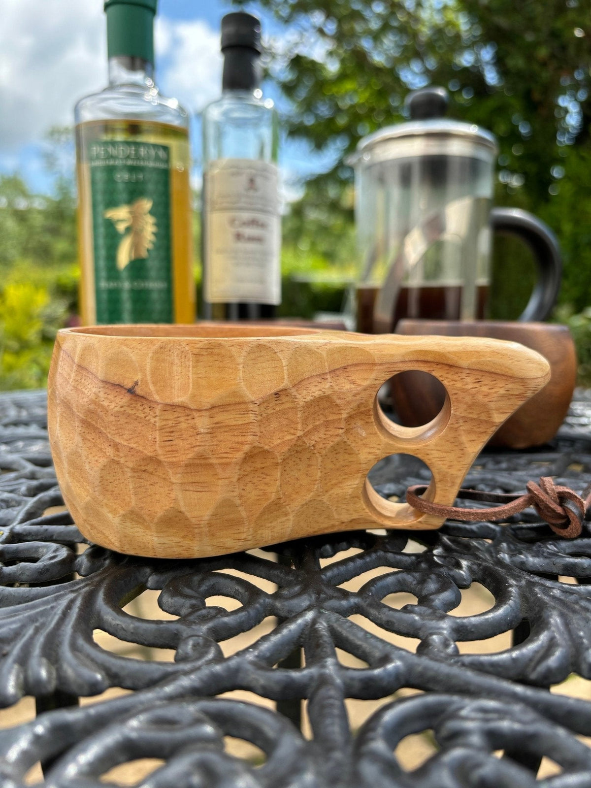 Kuksa — Nordic Birch Wooden Mug, Hand-Carved - Bushman Survival