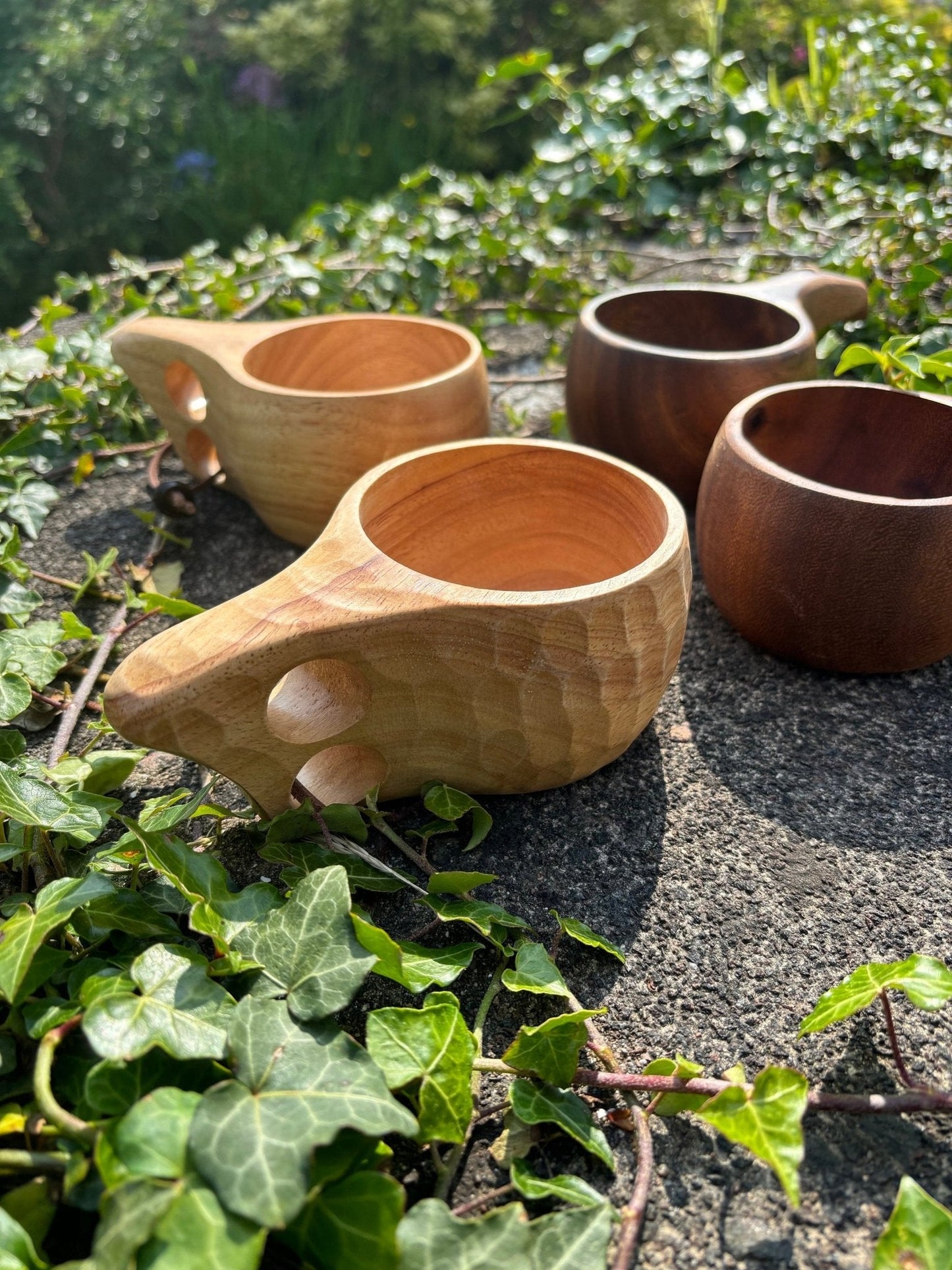 Kuksa — Nordic Birch Wooden Mug, Hand-Carved - Bushman Survival