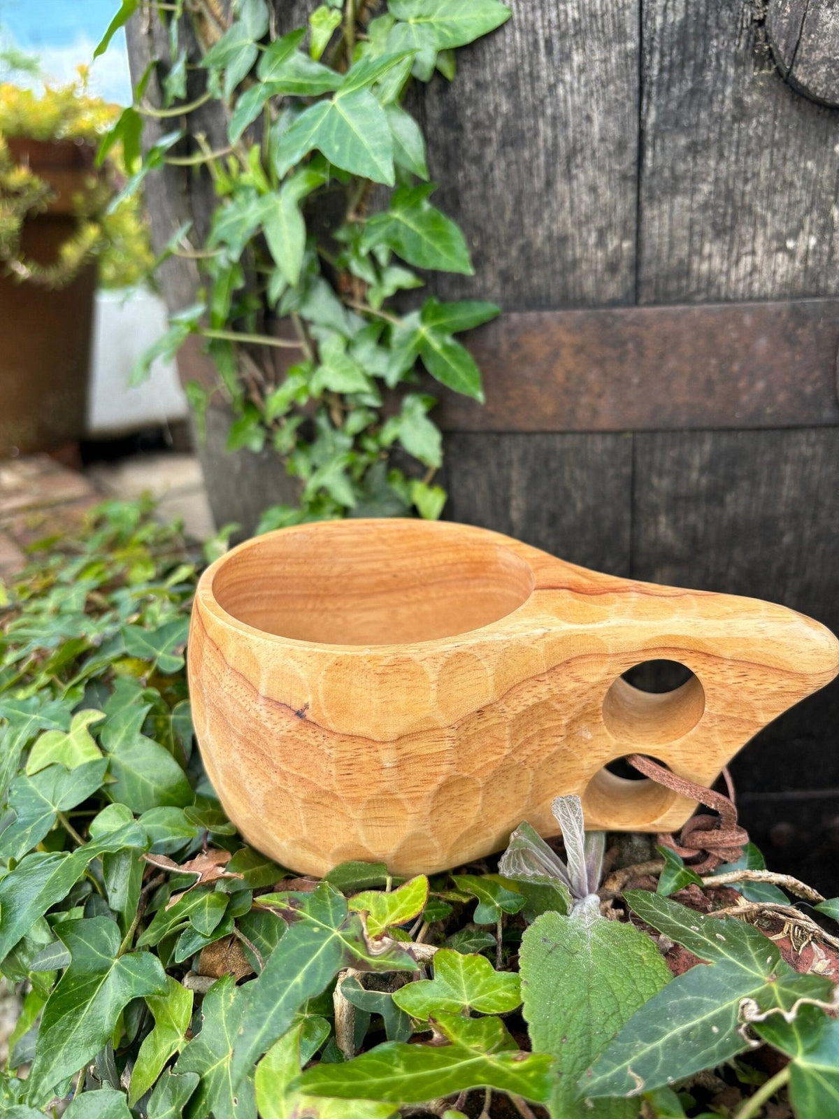 Kuksa — Nordic Birch Wooden Mug, Hand-Carved - Bushman Survival