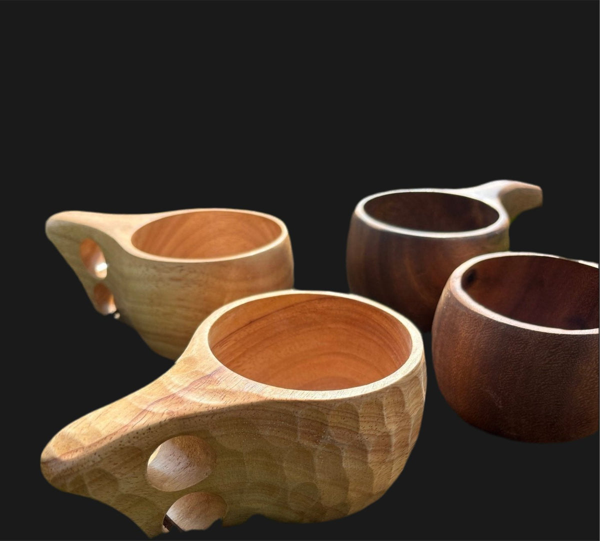 Kuksa — Nordic Birch Wooden Mug, Hand-Carved - Bushman Survival