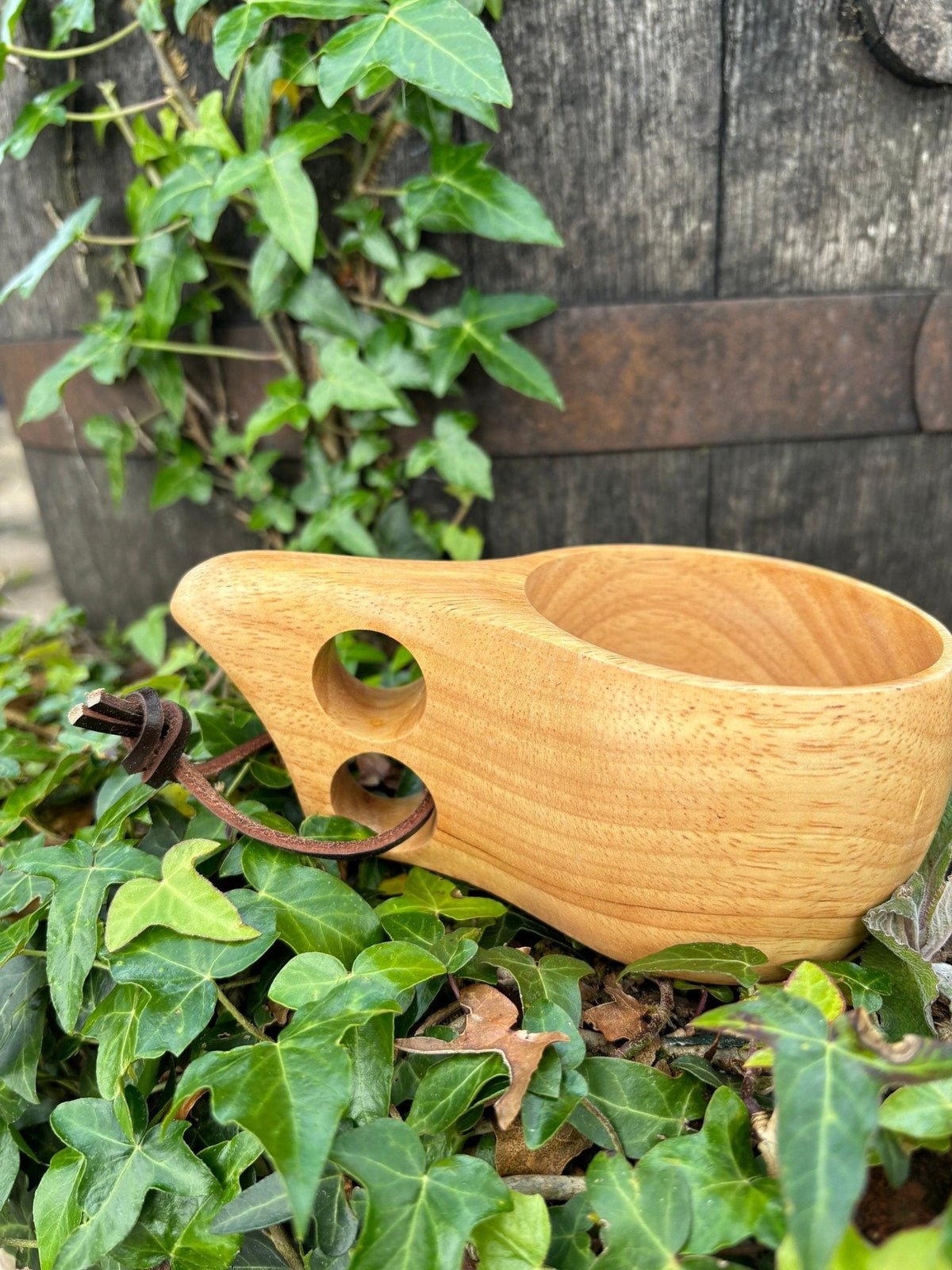 Kuksa — Nordic Birch Wooden Mug, Hand-Carved - Bushman Survival