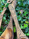 Large Ladle , Olive Wood - Bushman Survival