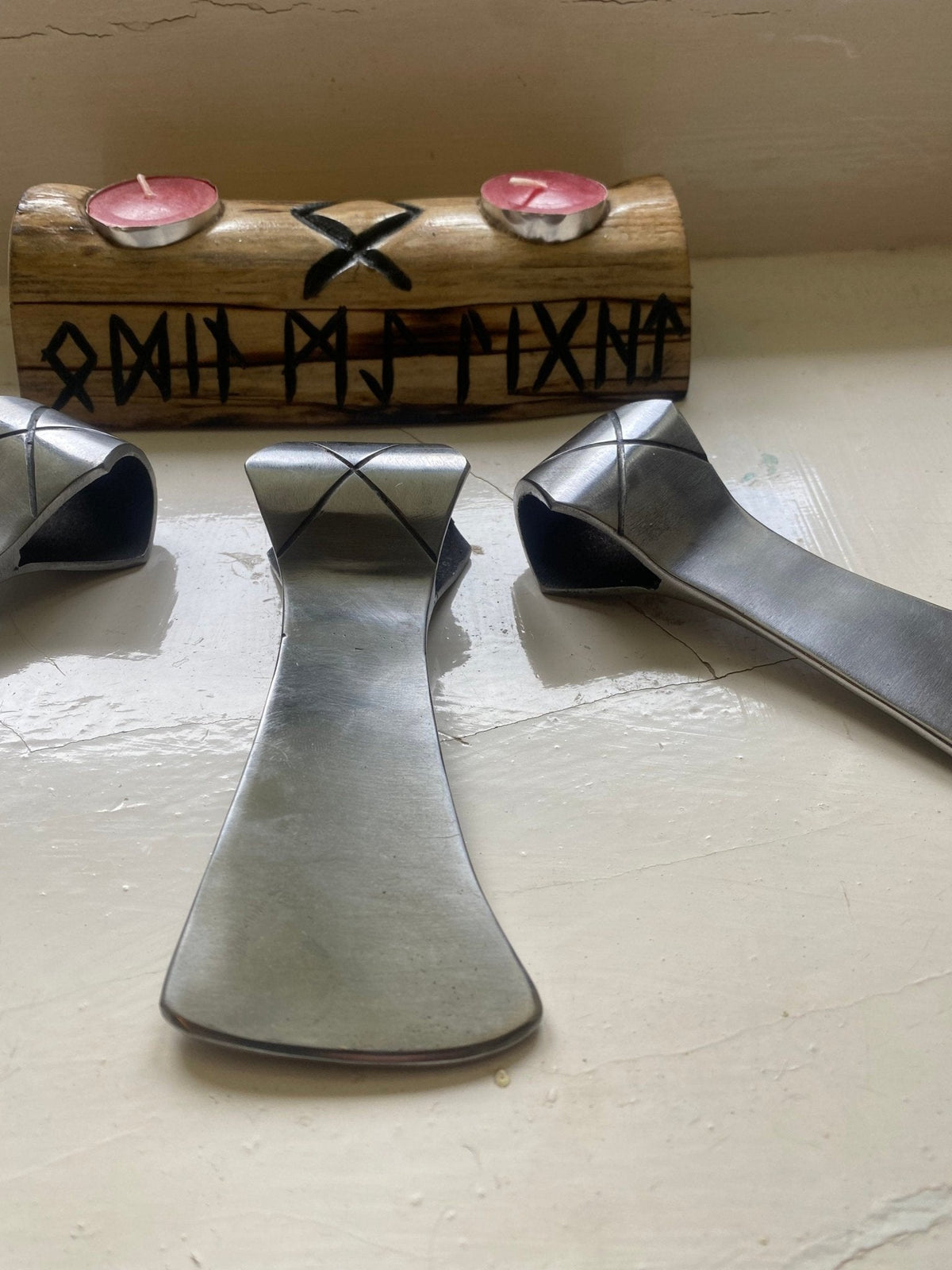 Mammen Axe Head — Blunt Reenactment Axe, Viking Society Compliant - Bushman Survival