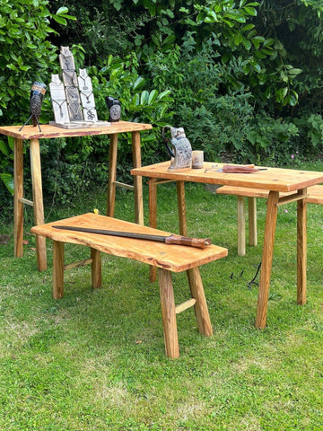 Medieval Benches & Tables. Viking Furniture Anglo Saxon - Bushman Survival