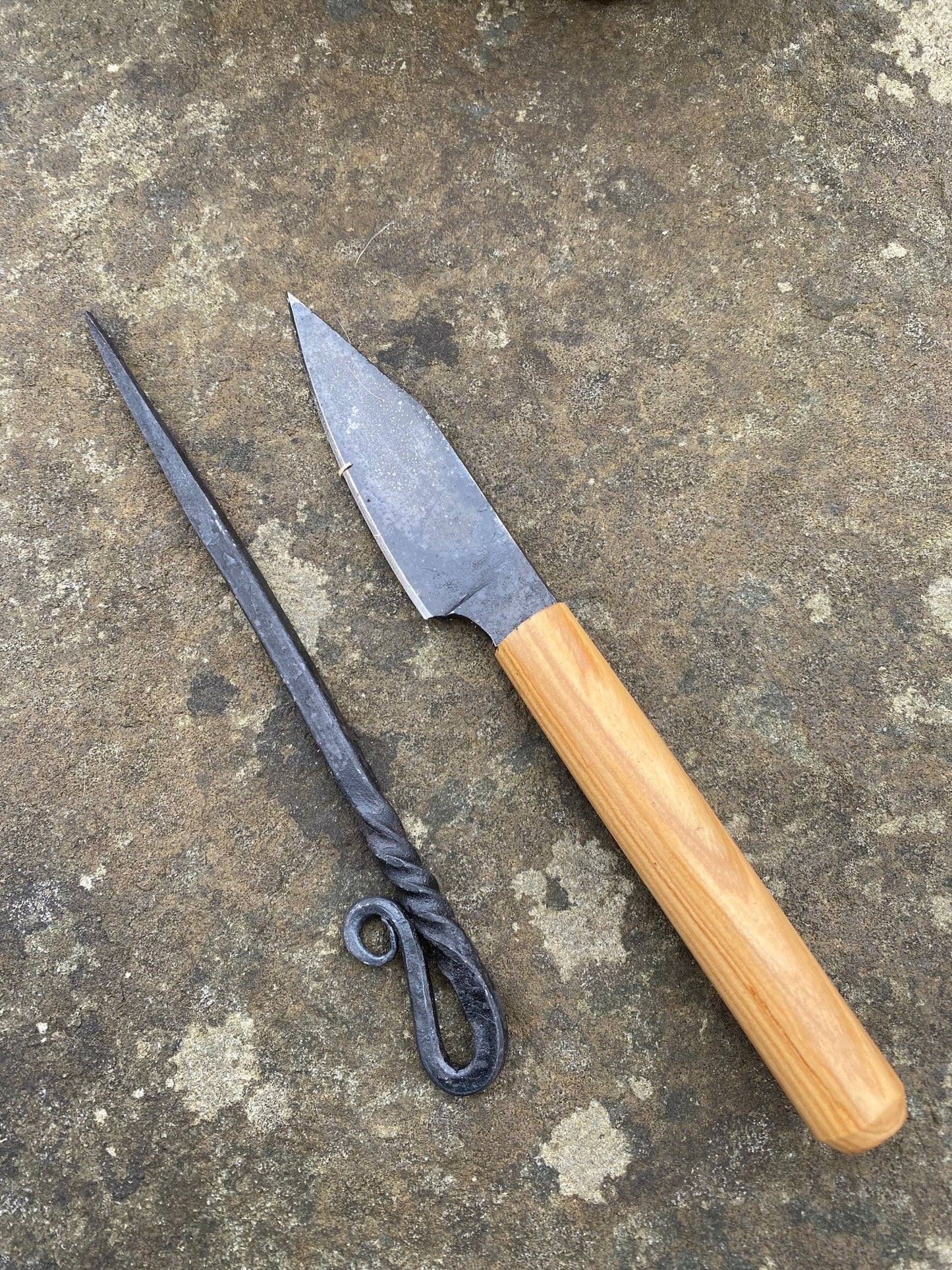 Medieval Cutlery Set. Viking Knife and Pick - Bushman Survival