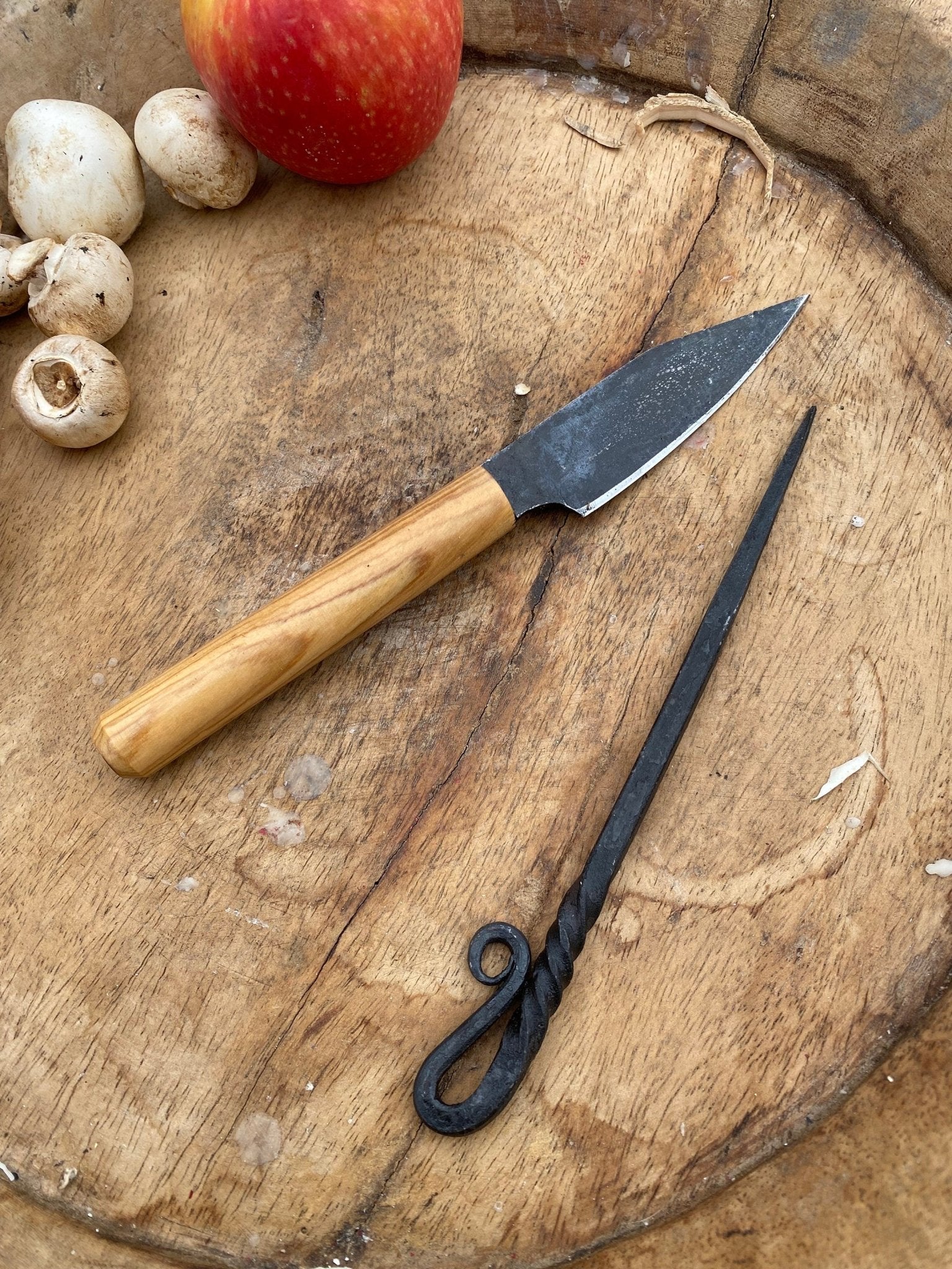 Medieval Cutlery Set. Viking Knife and Pick - Bushman Survival