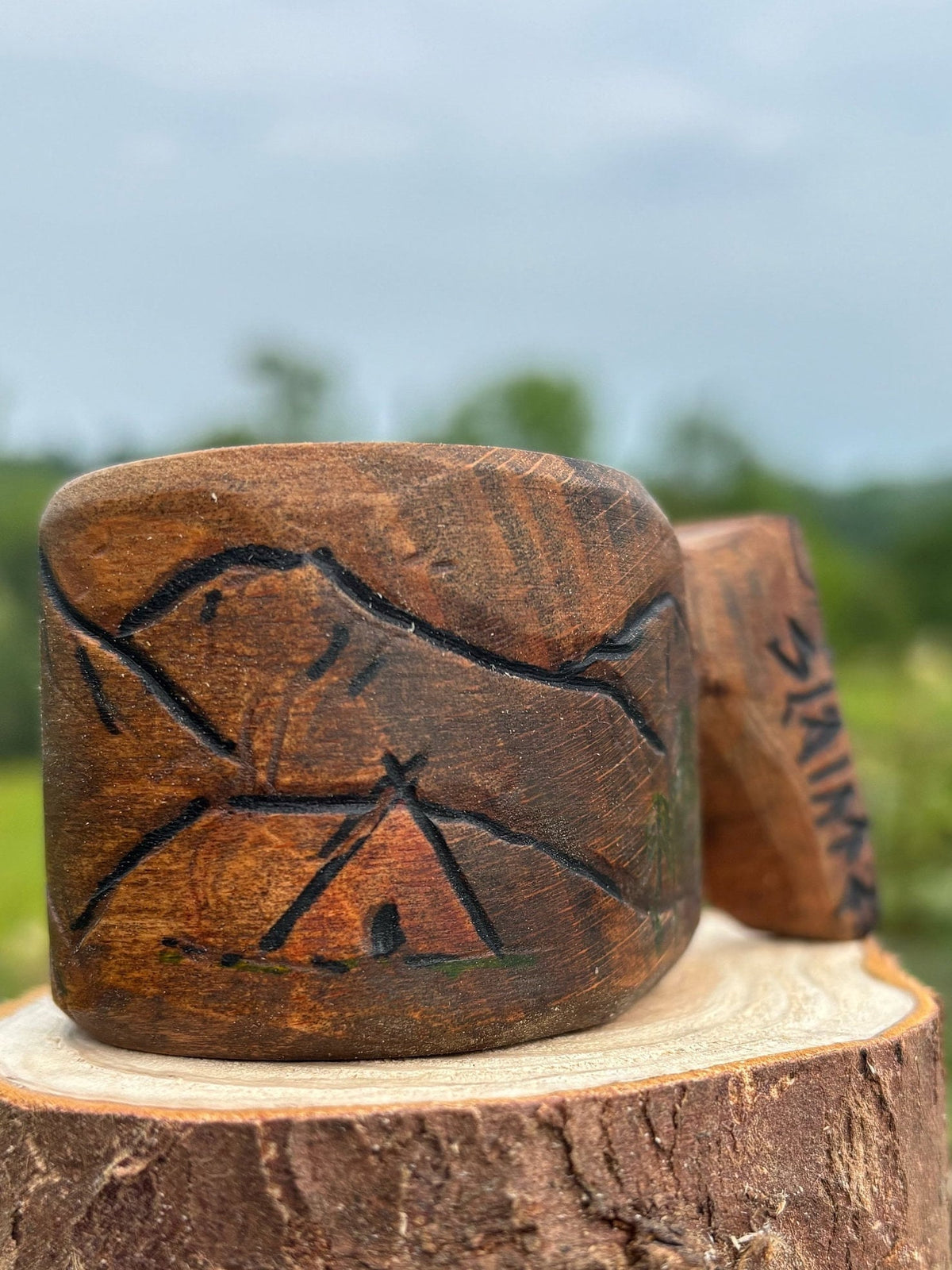 Mini Kuksa — Hand-Carved Espresso Cup, 50ml - Bushman Survival