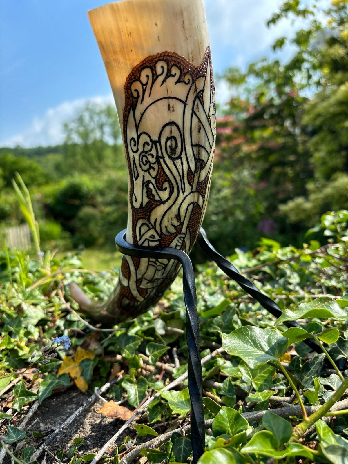 Odin vs Fenrir Drinking Horn - Bushman Survival